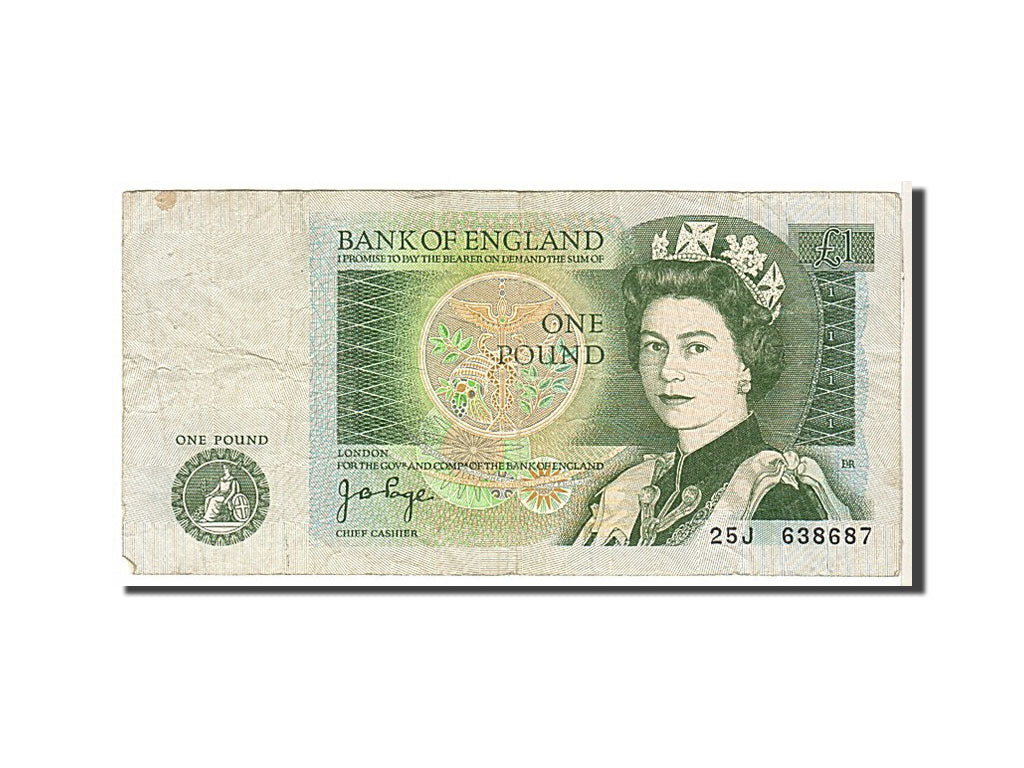 Grande Bretagne, 1 Livre type 1978-80