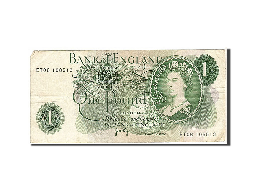 Great Britain, 1 Pound, 1970, KM #374g, VF(20-25), ET06108513