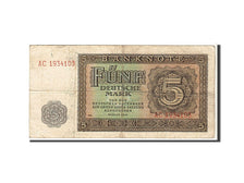 Germany - Democratic Republic, 5 Deutsche Mark, 1948, KM #11b, VF(20-25),...