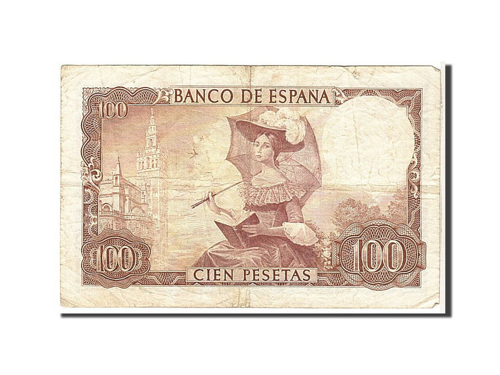 Banknote, Spain, 100 Pesetas, 1965, VF(20-25)