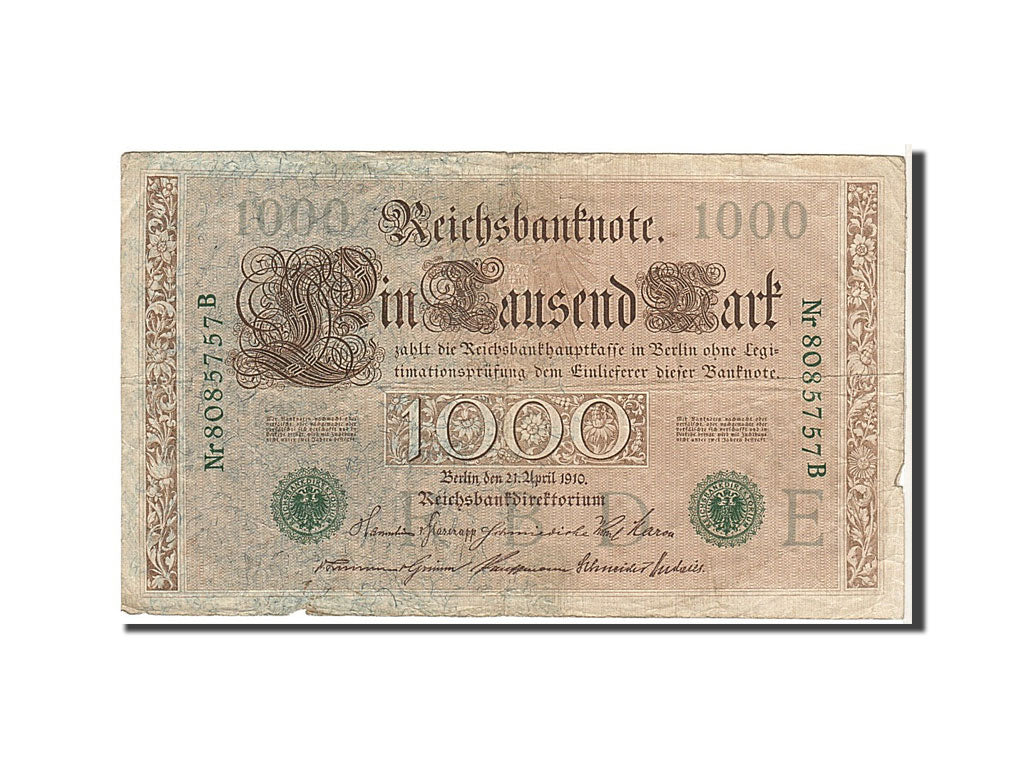 Germany, 1000 Mark, 1910, KM #45b, VF(20-25), 8085757B