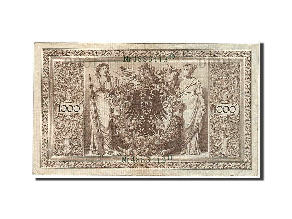 Germania, 1000 Mark, 1910, KM:45b, BB