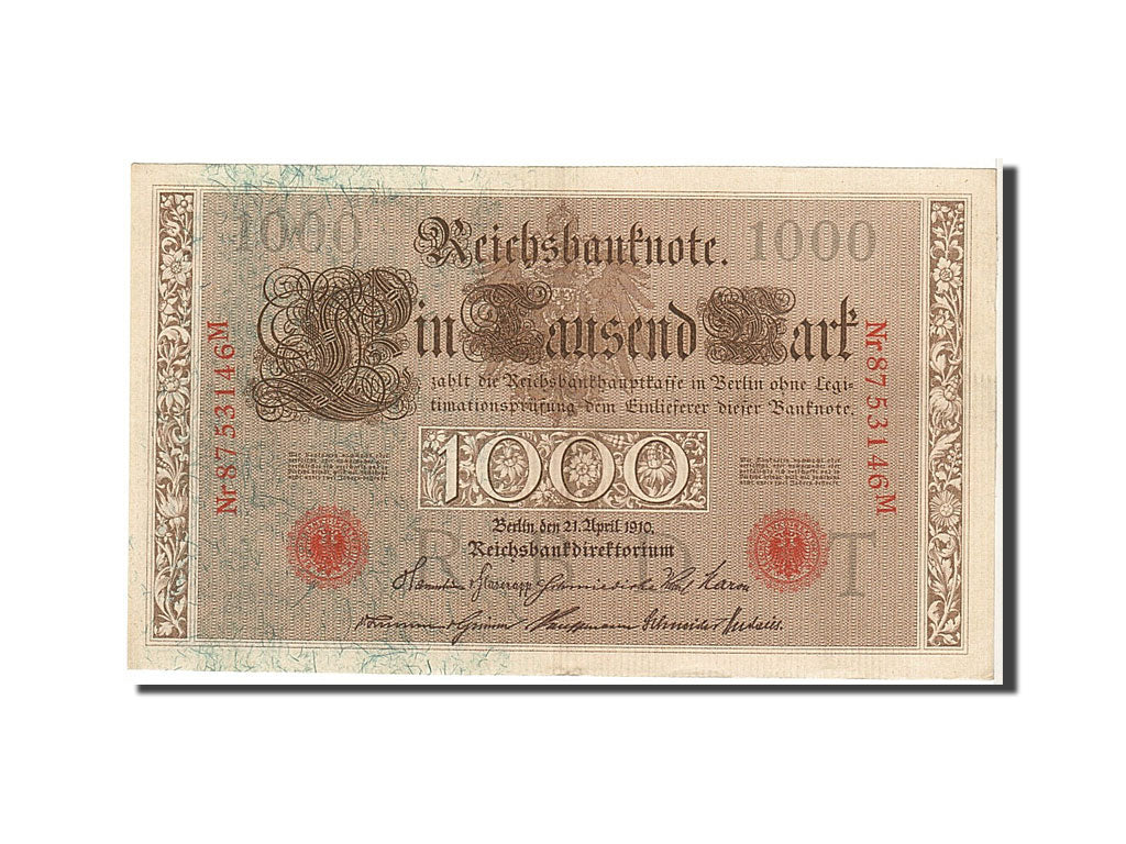 Billet, Allemagne, 1000 Mark, 1910, KM:44b, SUP