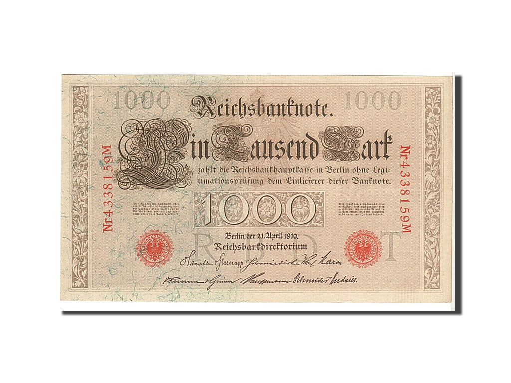 Billet, Allemagne, 1000 Mark, 1910, KM:44b, SUP