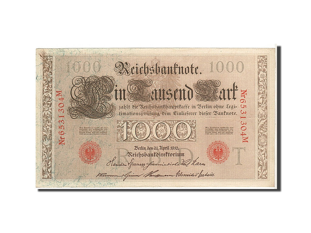 Billet, Allemagne, 1000 Mark, 1910, KM:44b, SUP