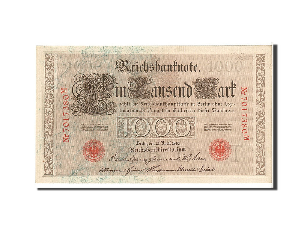 Banknote, Germany, 1000 Mark, 1910, UNC(63)