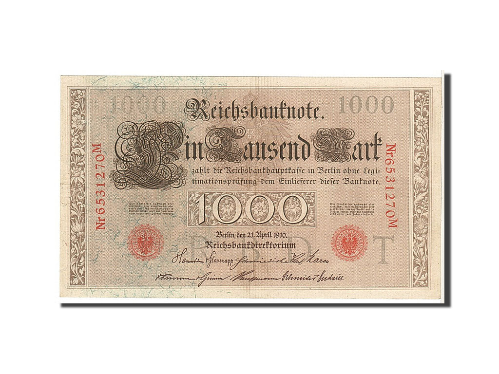Billet, Allemagne, 1000 Mark, 1910, KM:44b, SUP