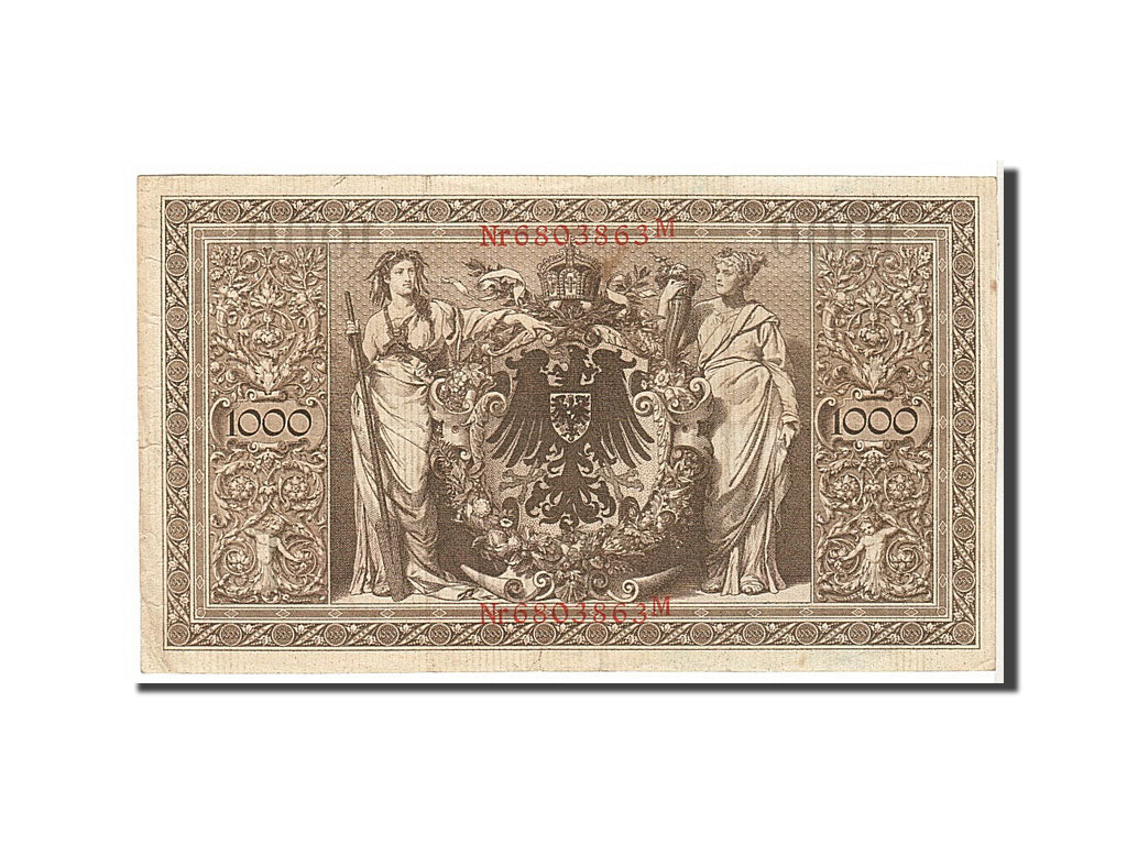 Germany, 1000 Mark, 1910, KM #44b, EF(40-45), 1989374M