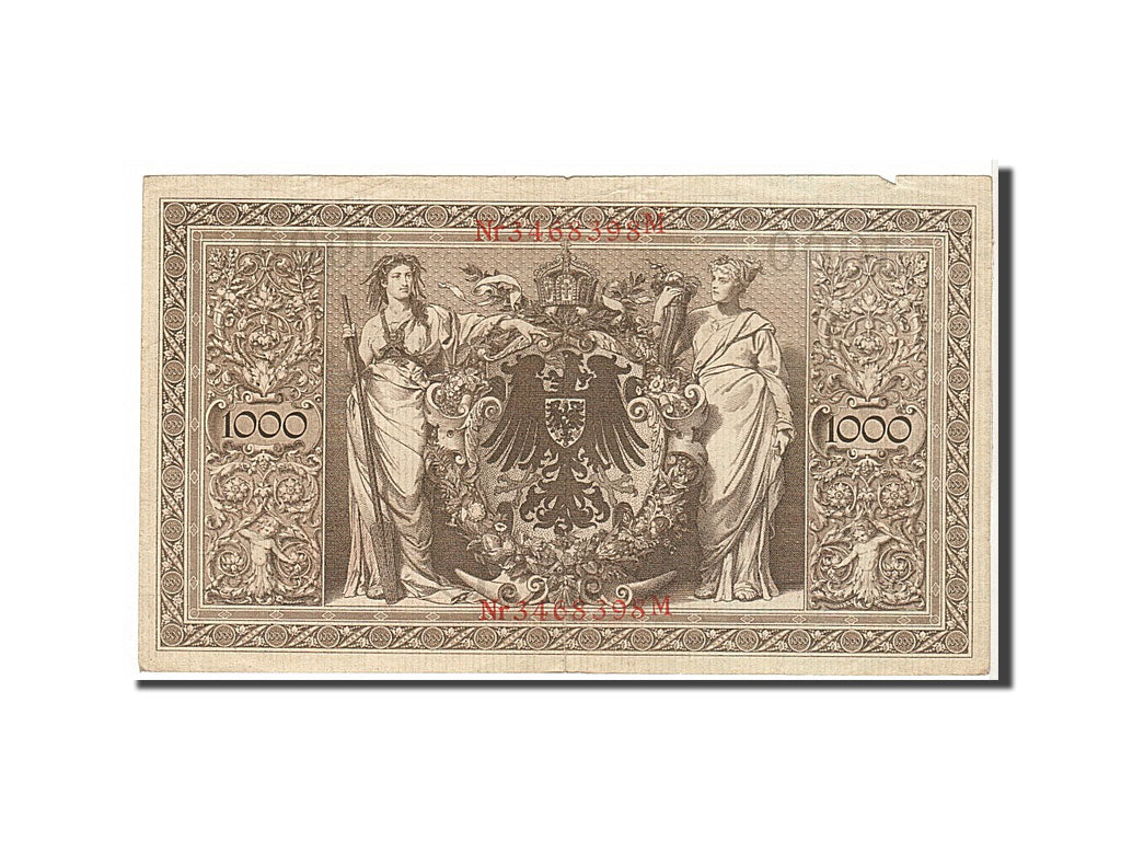 Billet, Allemagne, 1000 Mark, 1910, KM:44b, TB+
