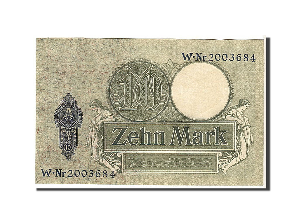 Banknote, Germany, 10 Mark, 1906, 1906-10-06, KM:9b, AU(55-58)