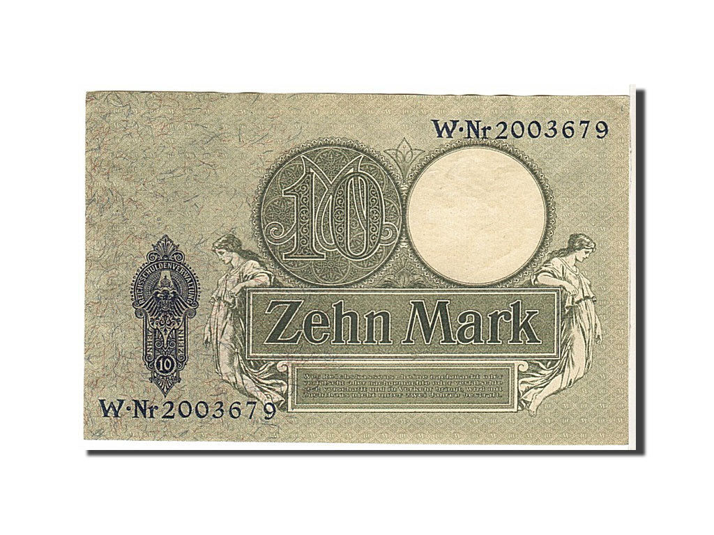 Germany, 10 Mark, 1906, KM #9b, AU(50-53), 2003679