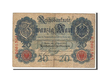Banknote, Germany, 20 Mark, 1910, KM:40b, VF(30-35)
