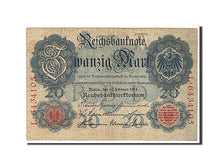 Banknote, Germany, 20 Mark, 1914, KM:46b, EF(40-45)