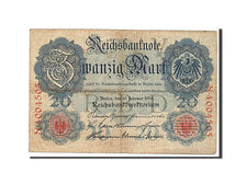 Banknote, Germany, 20 Mark, 1914, KM:46b, VF(30-35)
