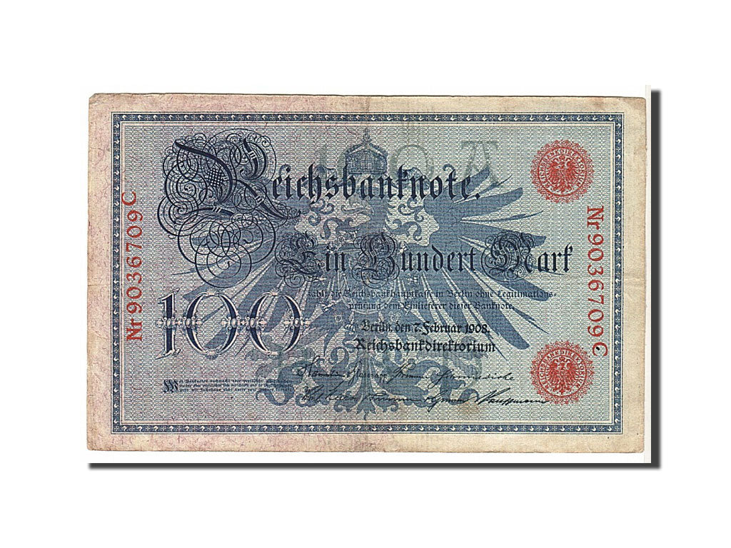 Banknote, Germany, 100 Mark, 1908, EF(40-45)