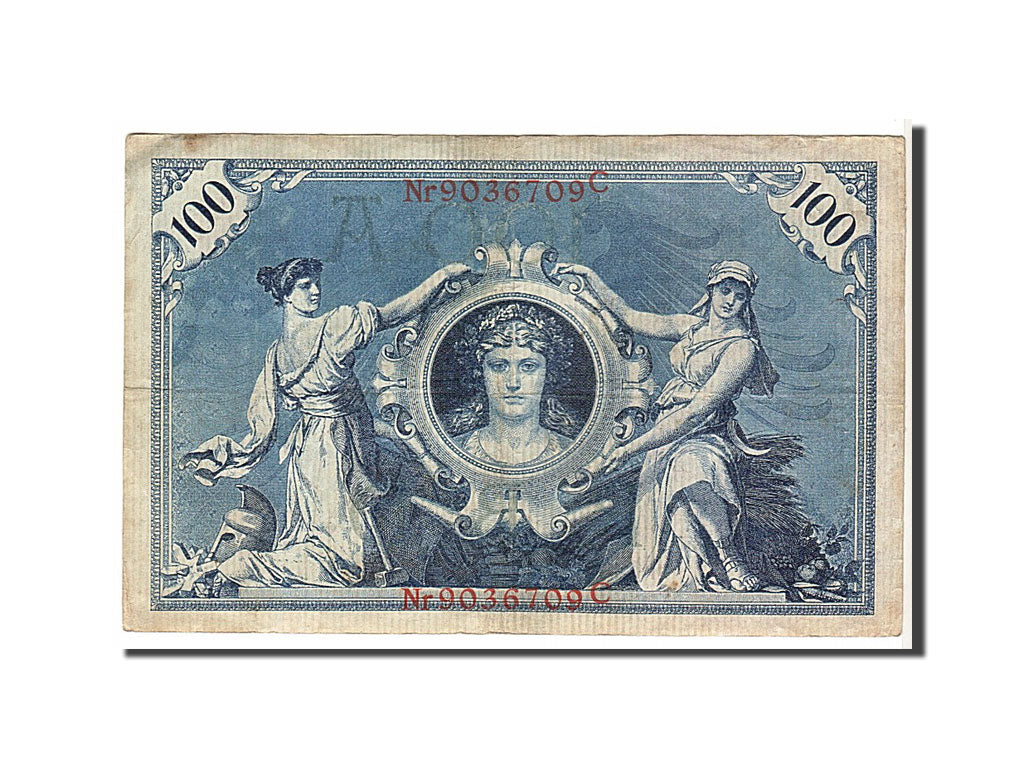 Banknote, Germany, 100 Mark, 1908, EF(40-45)