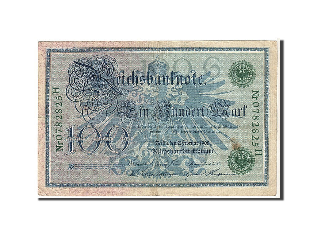 Banknote, Germany, 100 Mark, 1908, KM:34, EF(40-45)