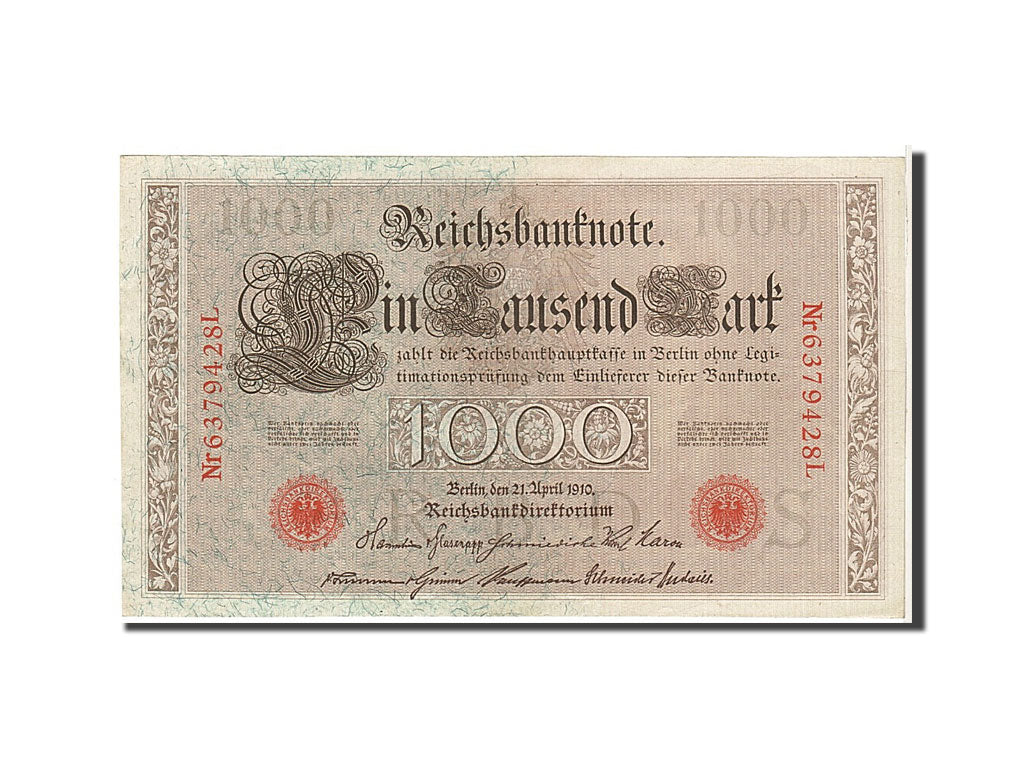 Billet, Allemagne, 1000 Mark, 1910, KM:44b, SUP