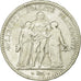 Moneta, Francja, Hercule, 5 Francs, 1848, Bordeaux, VF(30-35), Srebro