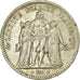 Münze, Frankreich, Hercule, 5 Francs, 1849, Bordeaux, SS, Silber, KM:756.4