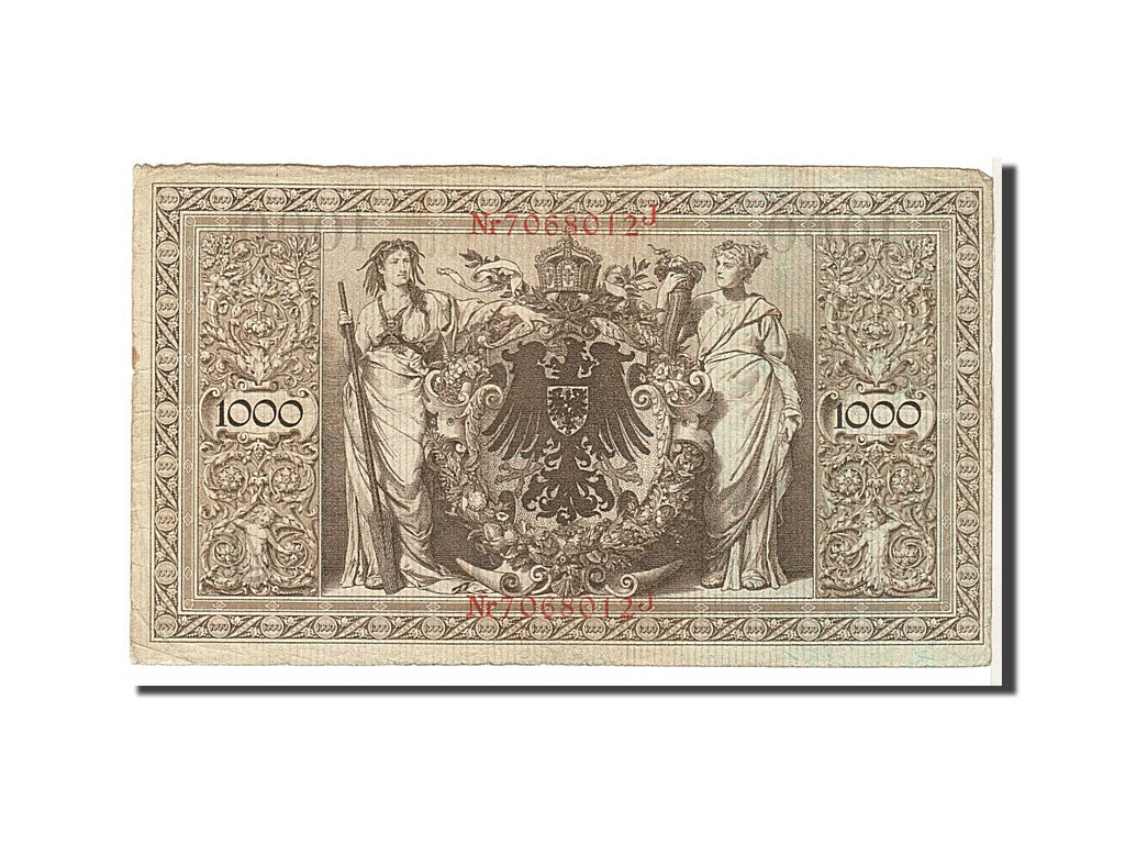 Billet, Allemagne, 1000 Mark, 1910, KM:44b, TB+