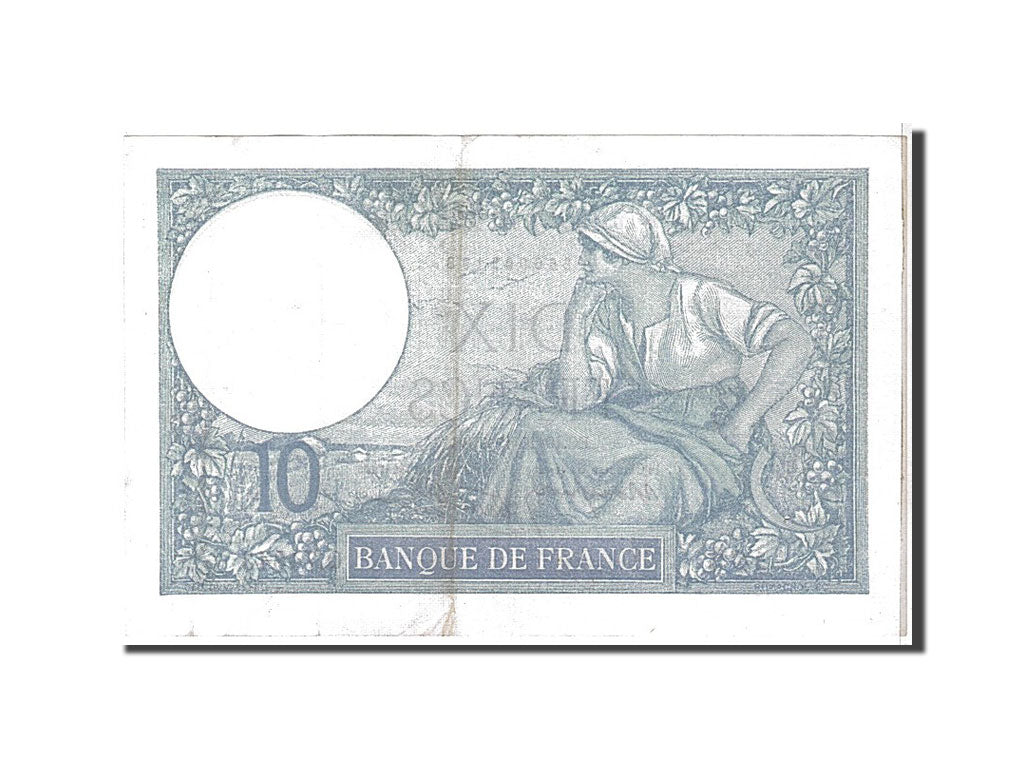 Francia, 10 Francs, 10 F 1916-1942 ''Minerve'', 1939, KM:84, BB+, Fayette:7.12
