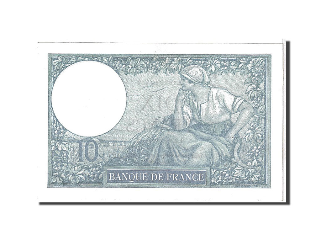 Banknote, France, 10 Francs, 10 F 1916-1942 ''Minerve'', 1939, AU(55-58)