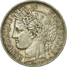 Coin, France, Cérès, 5 Francs, 1849, Strasbourg, EF(40-45), Silver