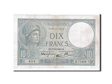 France, 10 Francs, 10 F 1916-1942 ''Minerve'', 1940, KM #84, VF(20-25),...