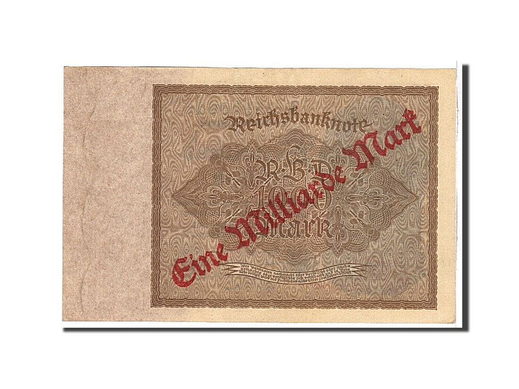 Banknote, Germany, 1 Milliarde Mark on 1000 Mark, 1922, KM:113a, AU(55-58)