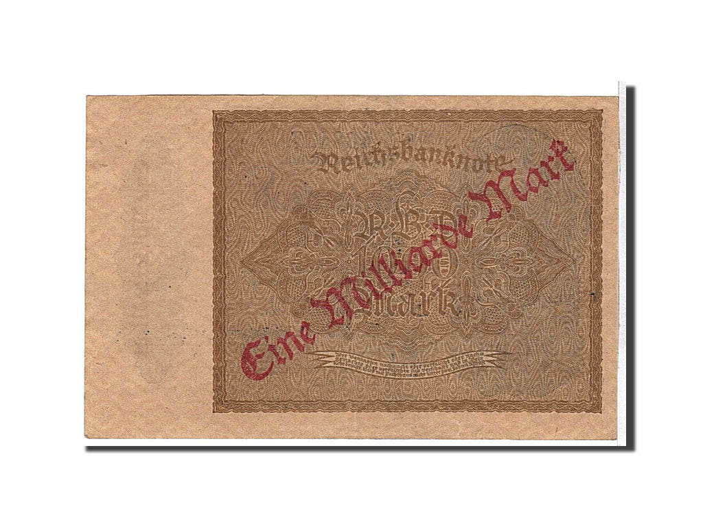 Banknote, Germany, 1 Milliarde Mark on 1000 Mark, 1922, KM:113a, AU(50-53)