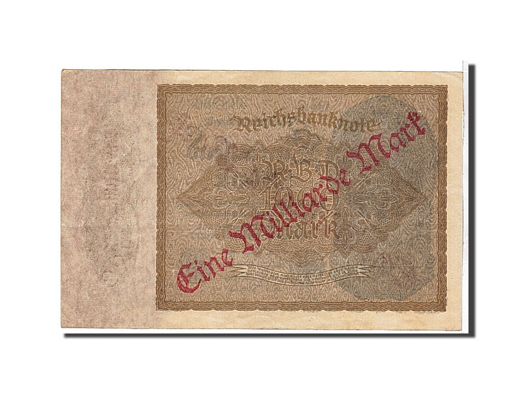Banknote, Germany, 1 Milliarde Mark on 1000 Mark, 1922, KM:113a, AU(55-58)