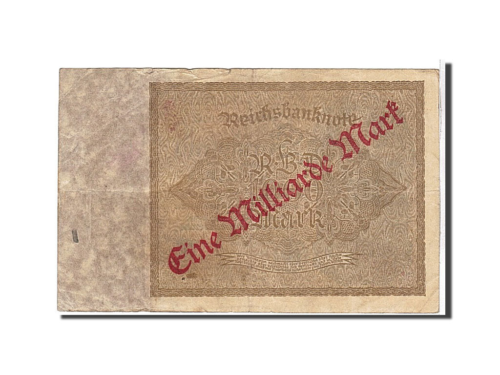 Banknote, Germany, 1 Milliarde Mark on 1000 Mark, 1922, KM:113a, EF(40-45)