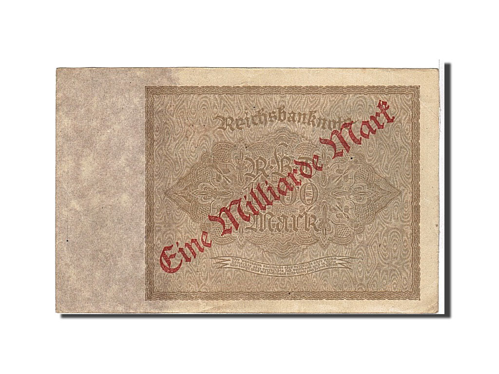 Banknote, Germany, 1 Milliarde Mark on 1000 Mark, 1922, AU(50-53)