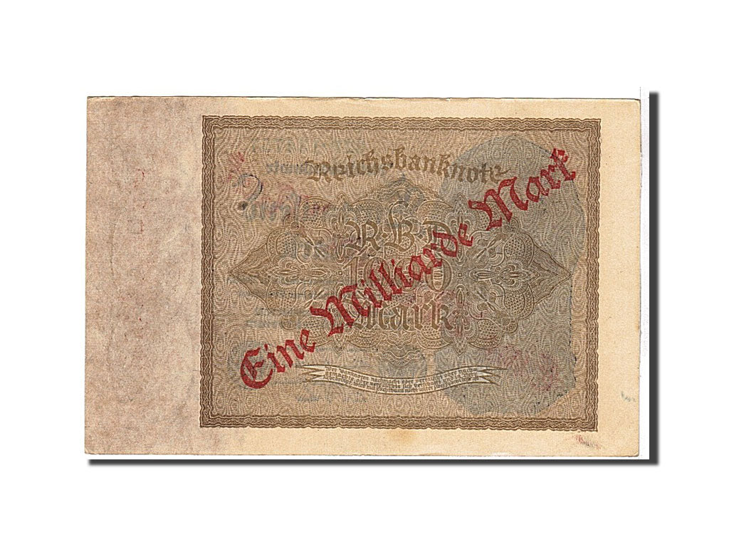 Banknote, Germany, 1 Milliarde Mark on 1000 Mark, 1922, KM:113a, EF(40-45)
