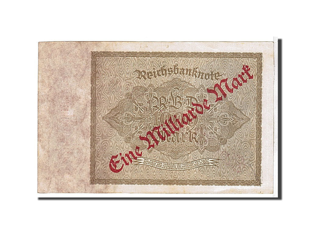 Banknote, Germany, 1 Milliarde Mark on 1000 Mark, 1922, KM:113a, AU(55-58)