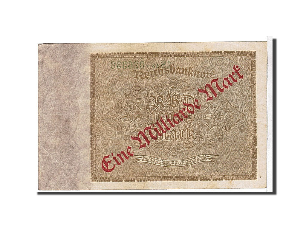 Banknote, Germany, 1 Milliarde Mark on 1000 Mark, 1922, KM:113a, EF(40-45)