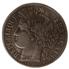 FRANCE, Cérès, 5 Francs, 1850, Paris, KM #761.1, EF(40-45), Silver, Gadoury #719
