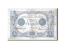 Francia, 5 Francs, 5 F 1912-1917 ''Bleu'', 1915, KM:70, MB+, Fayette:2.25