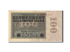 Billet, Allemagne, 100 Millionen Mark, 1923, TTB+