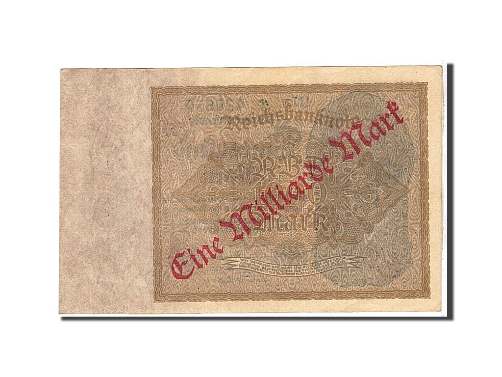 Banknote, Germany, 1 Milliarde Mark on 1000 Mark, 1922, KM:113a, AU(55-58)