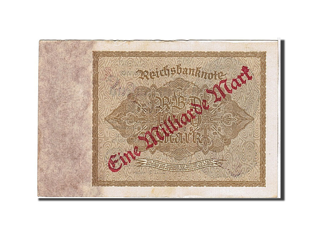Banknote, Germany, 1 Milliarde Mark on 1000 Mark, 1922, KM:113a, EF(40-45)