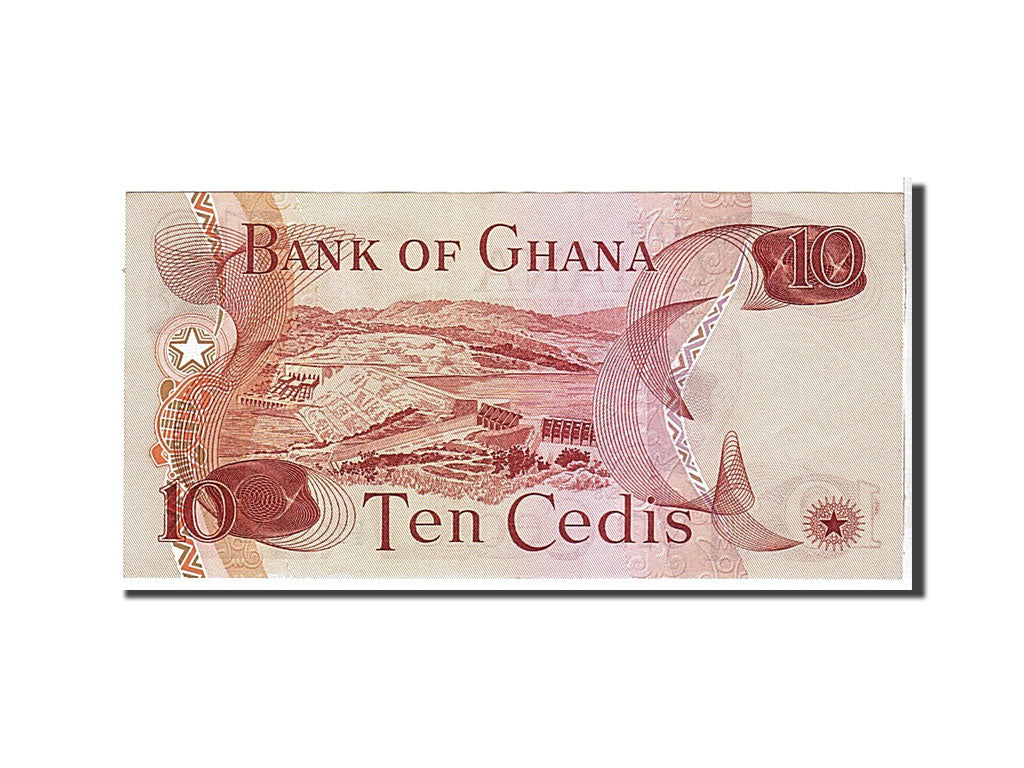 Ghana, 10 Cedis, 1978, KM #16f, UNC(65-70), D21992541