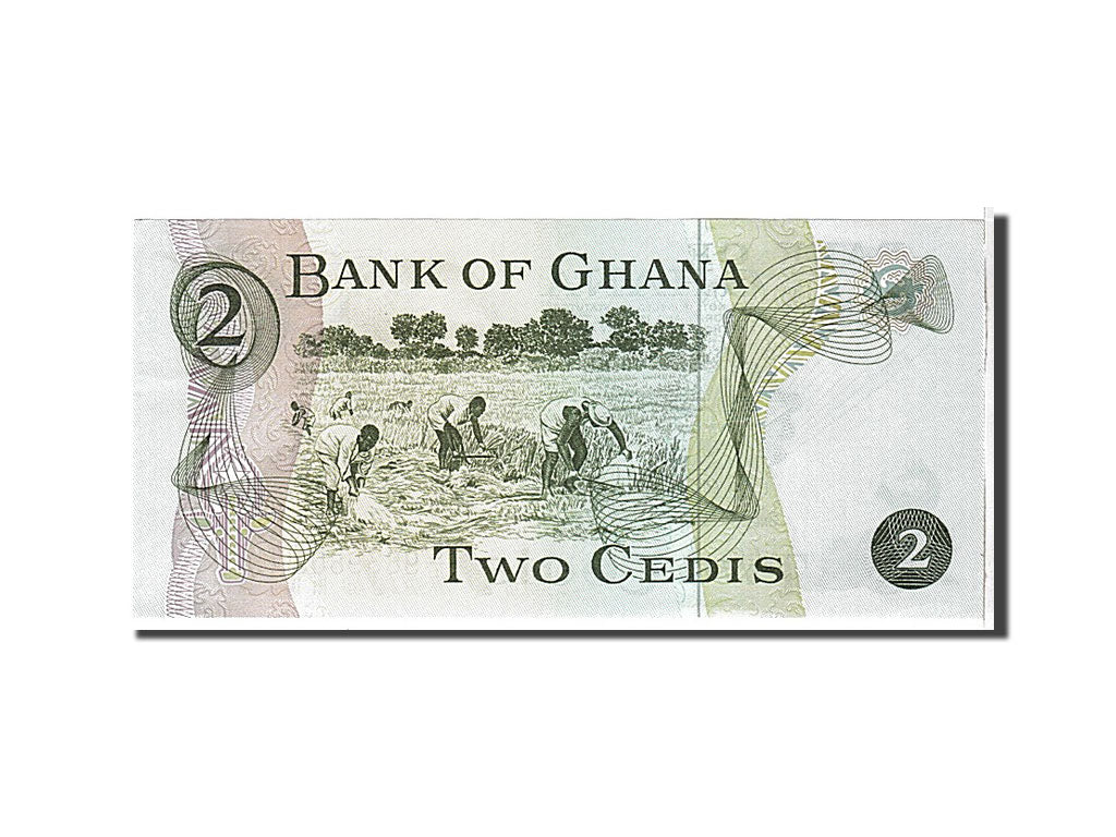 Ghana, 2 Cedis, 1978, KM #14c, UNC(65-70), QI9839802