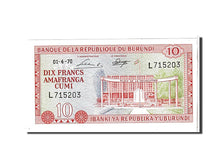 Burundi, 10 Francs, 1970, KM #20b, UNC(65-70), L715203