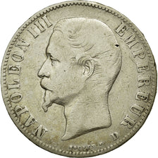 Moneta, Francia, Napoleon III, Napoléon III, 5 Francs, 1856, Lyon, MB+