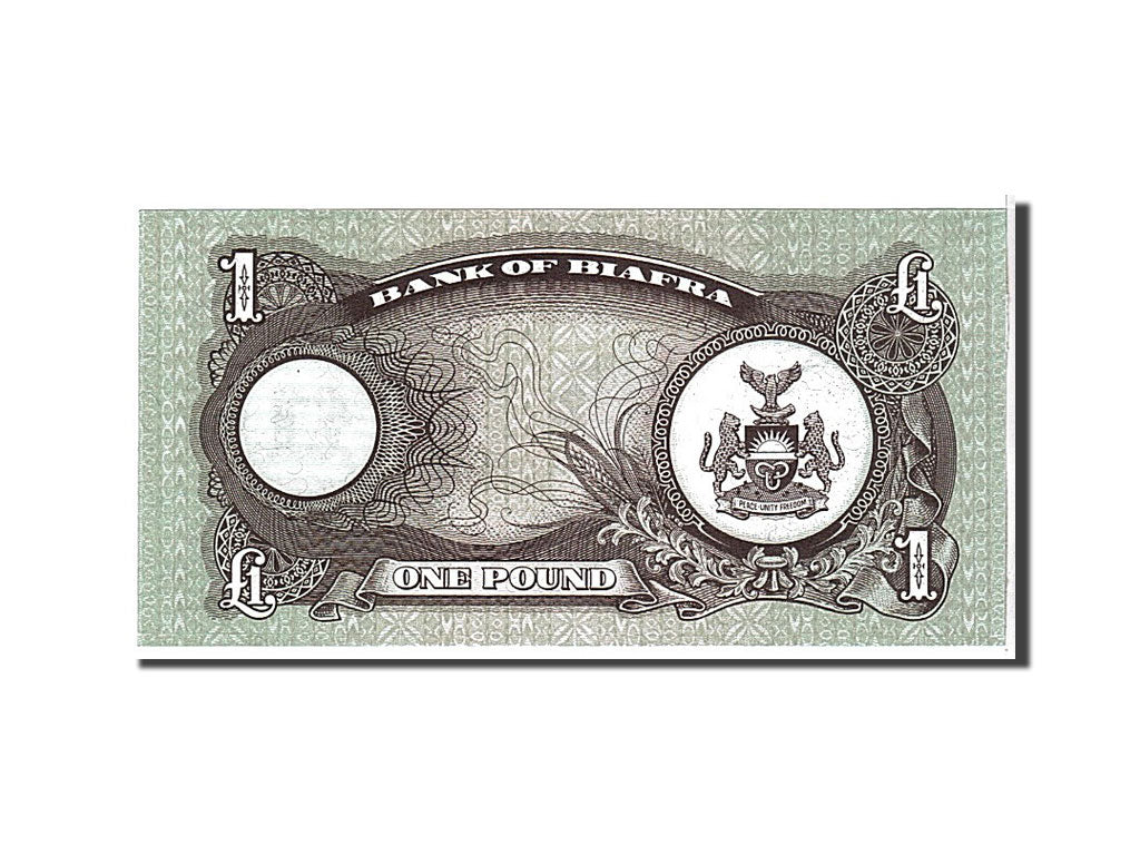 Biafra, 1 Pound, 1968, KM #5a, UNC(65-70), DV0469000