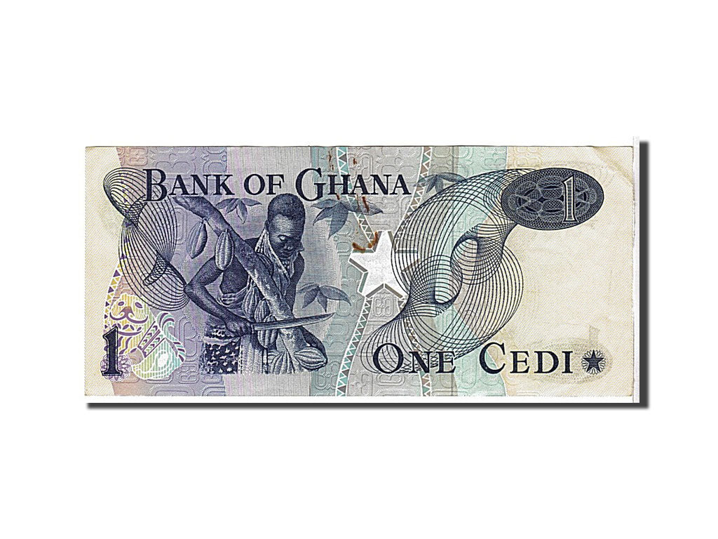 Banknote, Ghana, 1 Cedi, 1976, KM:13c, EF(40-45)