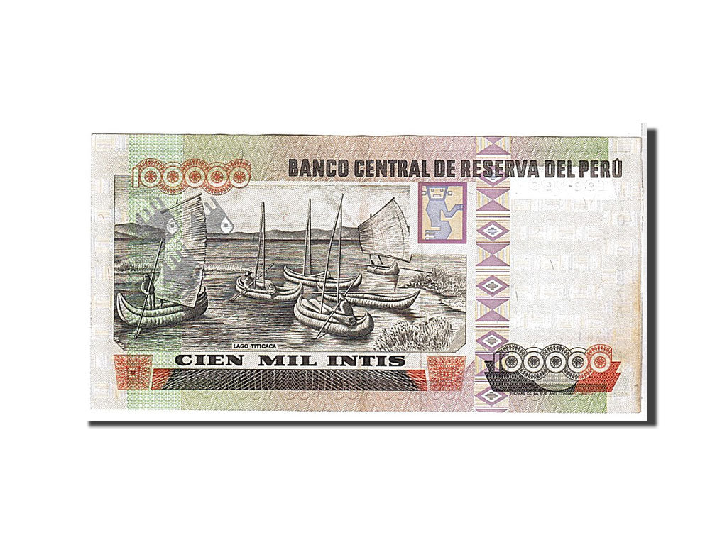 Peru, 100,000 Intis, 1988, KM #144, UNC(65-70), A7039837A