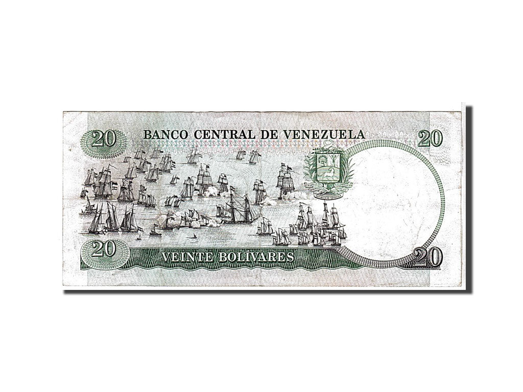 Billete, 20 Bolivares, 1987, Venezuela, KM:71, BC